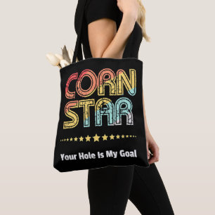 Bolsa Tote Cornhole Team Corn Star Seu Buraco É Meu Objetivo