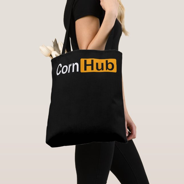 Bolsa Tote Cornhub Cornhole Cornholer (Close Up)