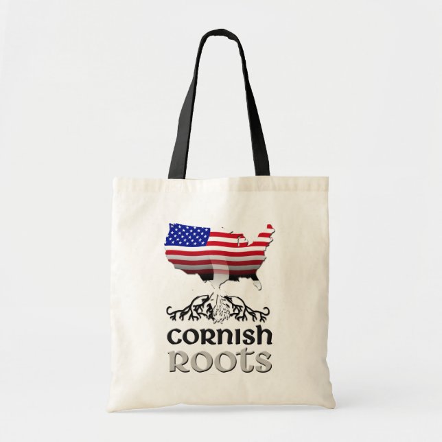 Bolsa Tote Cornish American Ancestry Roots Tote Bag (Frente)