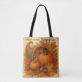 Bolsa Tote Cornucópia de Bênçãos da Colheita