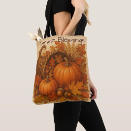 Bolsa Tote Cornucópia de Bênçãos da Colheita