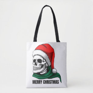 Bolsa Tote Coroa de Caveira Gótica com Rosas Vermelhas – Esti