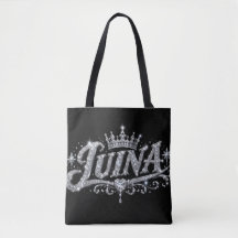 Coroa de Diamante de Luxo LUINA com Nome Personali