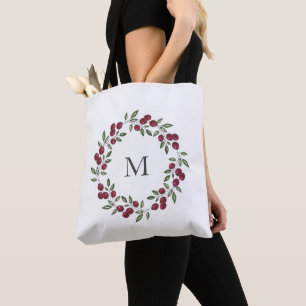 Bolsa Tote Coroa de Frutas Vermelhas