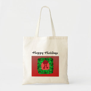 Bolsa Tote Coroa de Natal Elegante