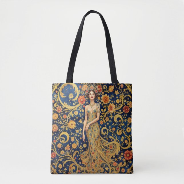 Bolsa Tote Coroa Floral (Frente)