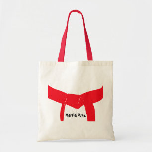 Bolsa Tote Correia do vermelho das artes marciais