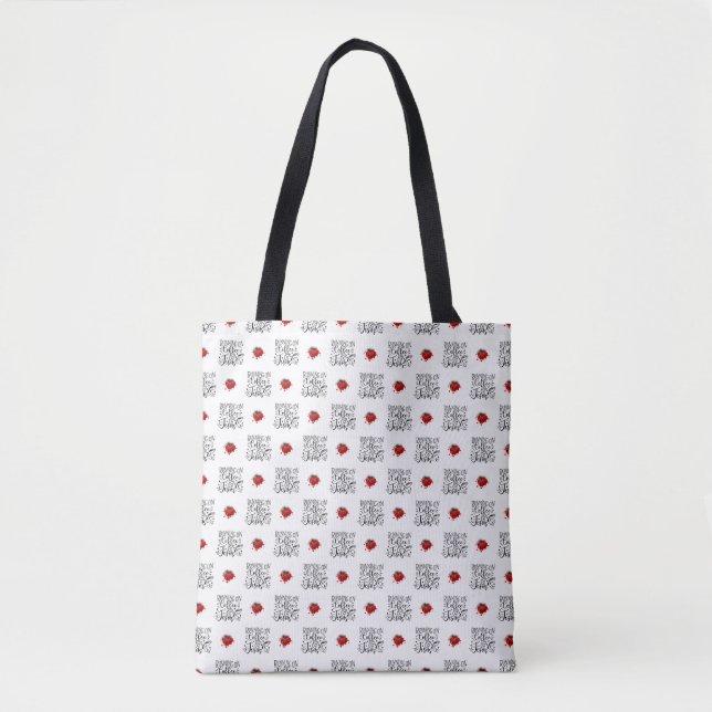 BOLSA TOTE CORRENDO NO CAFÉ... (Frente)