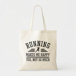 Bolsa Tote Correr Me Faz Feliz Não Tanto