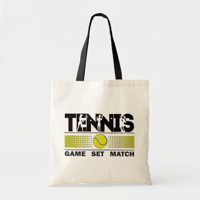Bolsa Tote Correspondência do Conjunto de Jogo tênis (Frente)
