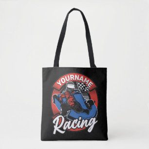Bolsa Tote Corrida de Karting de Corrida Extreme Personalizad