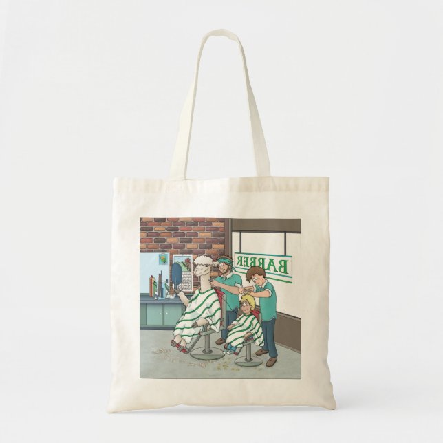 Bolsa Tote Corte de cabelo de alpaca  (Frente)
