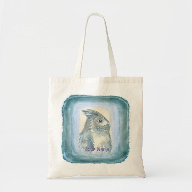Bolsa Tote Coruja Aquarela  (Frente)