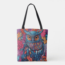 Bolsa Tote Coruja Art Drawing