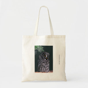 Bolsa Tote Coruja Cinzenta Grande