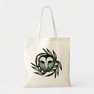 Bolsa Tote Coruja de celeiro verde
