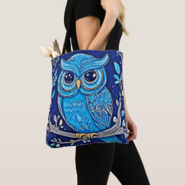 Bolsa Tote Coruja de Giz Caprichosa