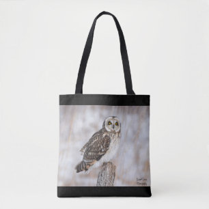Bolsa Tote Coruja de Olho Curto