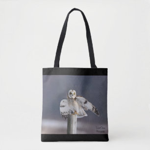 Bolsa Tote Coruja de Olhos Curtos 2