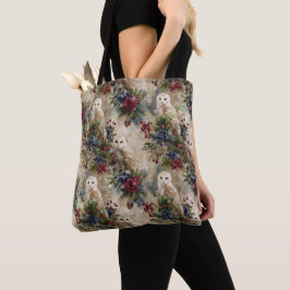Bolsa Tote Coruja Floral Enfeitiçante
