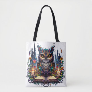 Bolsa Tote Coruja Mágica Livresca
