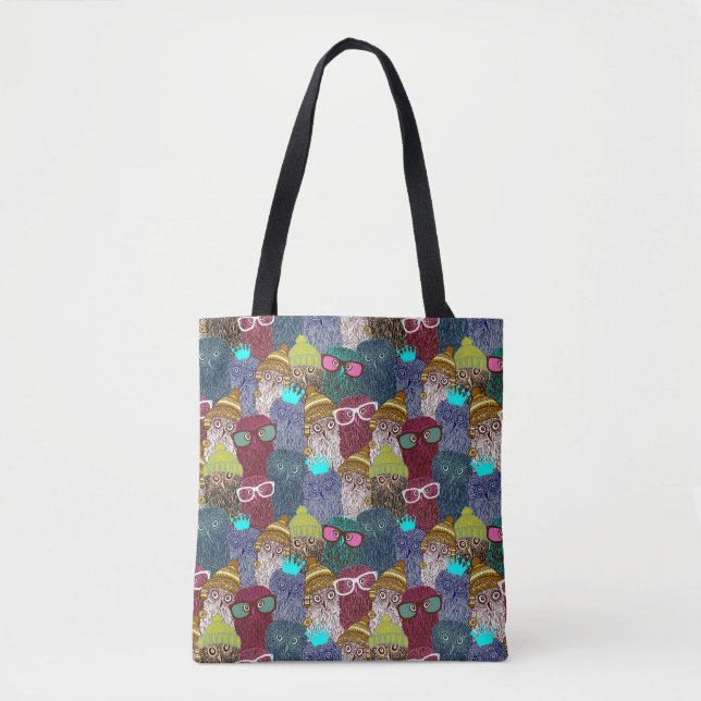 Bolsa Tote Coruja na coroa (Frente)