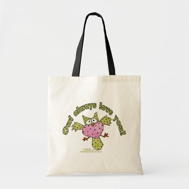 Bolsa Tote Coruja Sempre Te Ama! (Frente)