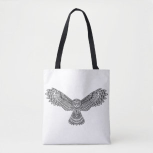 Bolsa Tote Coruja Zendoodle 2 do vôo