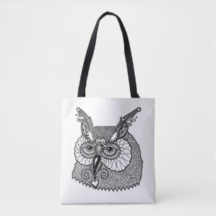 Bolsa Tote Coruja Zendoodle principal 2