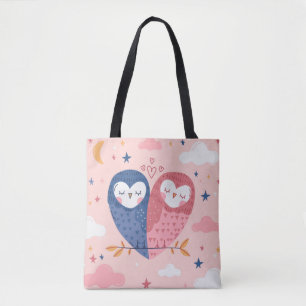 Bolsa Tote Corujas Cutes