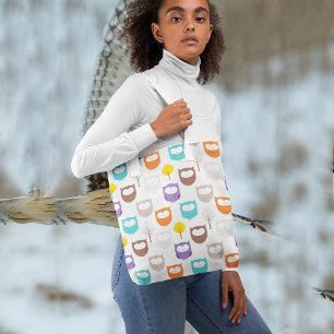 Bolsa Tote Corujas de Cartoon