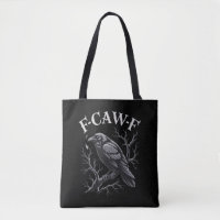 Corvo Preto F-Caw-F Preto Engraçado Pássaro Lua Gó