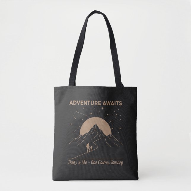 Bolsa Tote Cosmic Dad & Me Adventure (Frente)