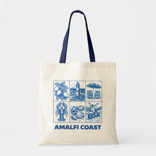 Bolsa Tote Costa Amalfitana (Frente)