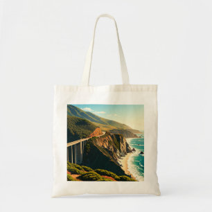 Bolsa Tote Costa Central do Grande Sur Califórnia