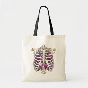Bolsa Tote Costelas Florais
