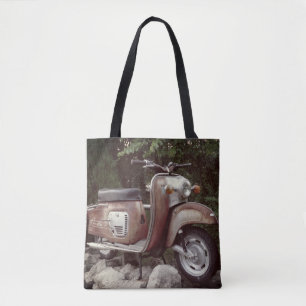 Bolsa Tote Costume velho bonito do patinete toda sobre -