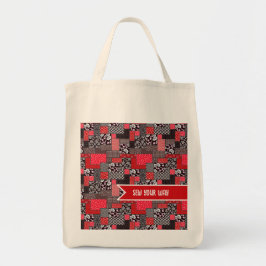 Bolsa Tote Costura Personalizada Remendo Costure à Sua Maneir