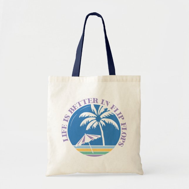 Bolsa Tote Cota de Boho Retro Summer (Frente)
