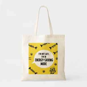 Bolsa Tote Cota de economia de energia comprando o saco