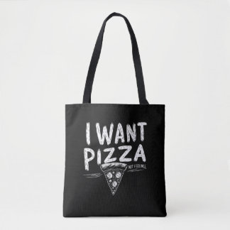 Bolsa Tote Cota Engraçada Pizza Lover