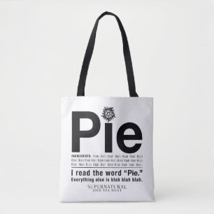 Bolsa Tote Cota "Pie" sobrenatural