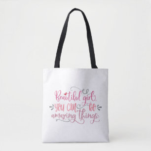 Bolsa Tote Cotações Bonitas Para Garotas