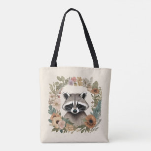 Bolsa Tote Cottagecore Guaxinim Fofinho