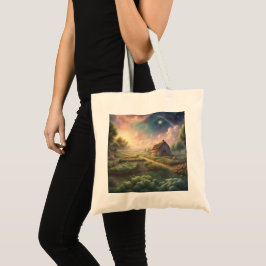 Bolsa Tote Cottagecore Pequena fazenda aconchegante Jardim de