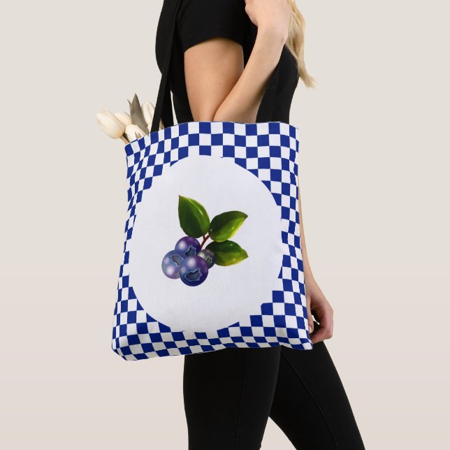 Bolsa Tote Country Blueberry (Close Up)