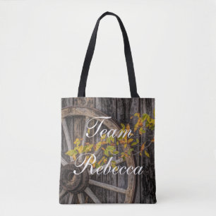 Bolsa Tote Country Charm - Roda do Vagão Russo Ocidental
