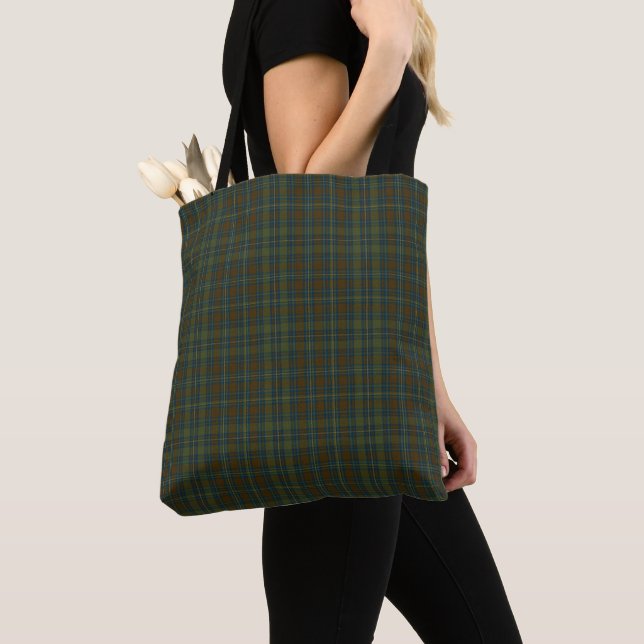 Bolsa Tote County Kerr Tartan (Close Up)
