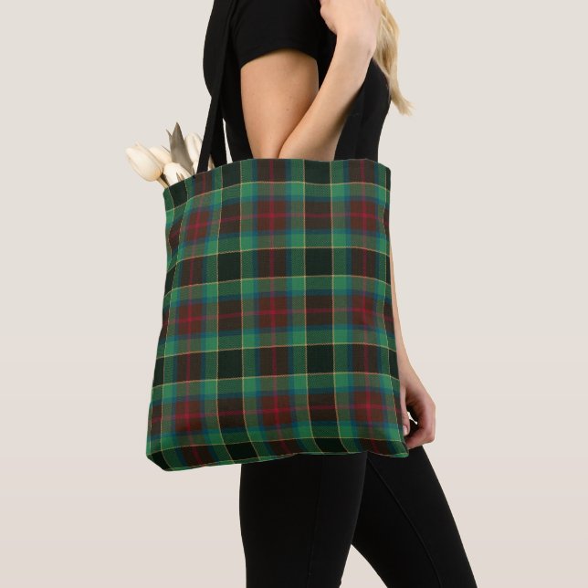 Bolsa Tote County Waterford Tartan (Close Up)