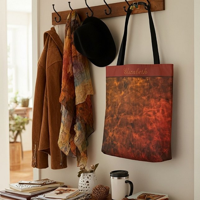 Bolsa Tote Couro cru personalizado (Criador carregado)